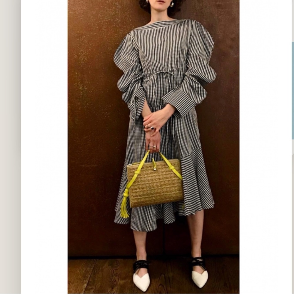 Eudon Choi Gingham Boatneck Midi 6